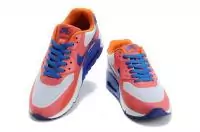 nike hyp air max femmes 90 2019U decontracte francaise pas cher orange bleu